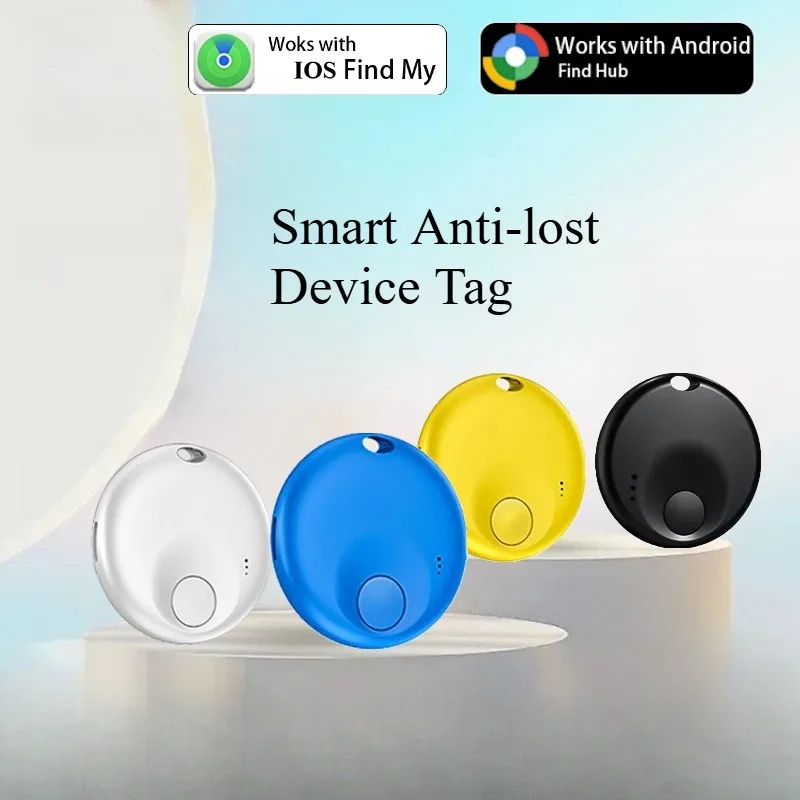 Etiqueta de seguimiento inteligente de sistema dual para etiquetas localizadoras Android o iOS Encuentra mi o Google Find Hub App Finder Car