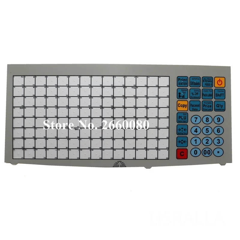 

Brand New LS2 Keyboard Film for Aclas LS3 LS4 ls2 ls3 ls4 Label Printing Scale English Language