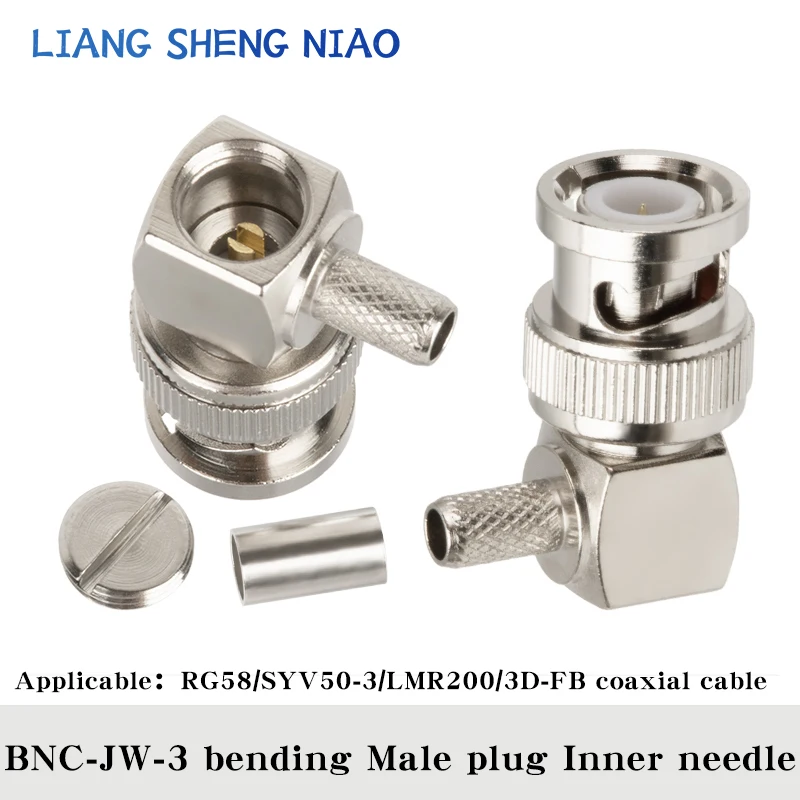 10pcs 50-3 series joint SMA-J-3 Male Female plug UHF Rf line joint N feeder joint BNC RG58 Coaxial cable plug TNC JOINT F plug