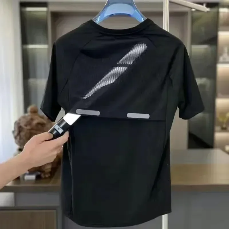 Summer Ice Cool Feel Casual Men's Golf Sets Sweatshirts and Pants 2 Pieces Quick Dry Breathable Trendy Quality Golf Clothing