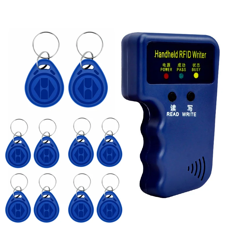 ناسخ رفيد معرف يده 125 كيلو هرتز مفتاح ناسخة قارئ الكاتب قارئ بطاقة شبيه مبرمج للكتابة مفتاح بطاقة الوصول Keyfobs #1