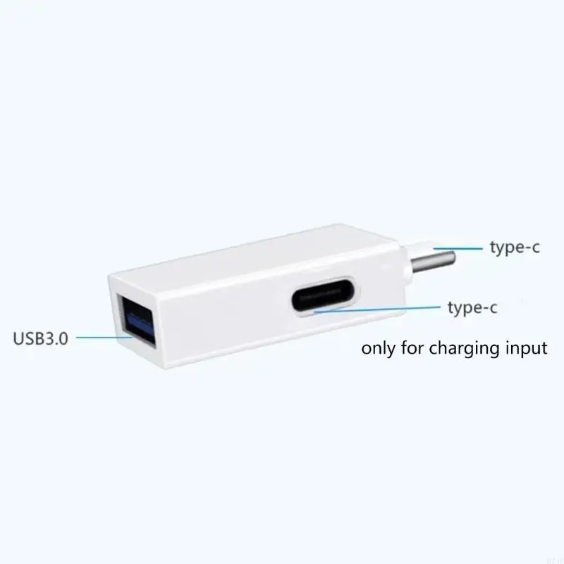 H7JF USB C Adapter Type C to USB Adapter Connector with Charging Port OTG Adapter