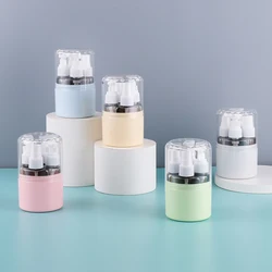 4 In 1 50ml Travel Bottle Set Refillable Plastic Bottles with Lid, Travel Accessories Shampoo Conditioner Bottles