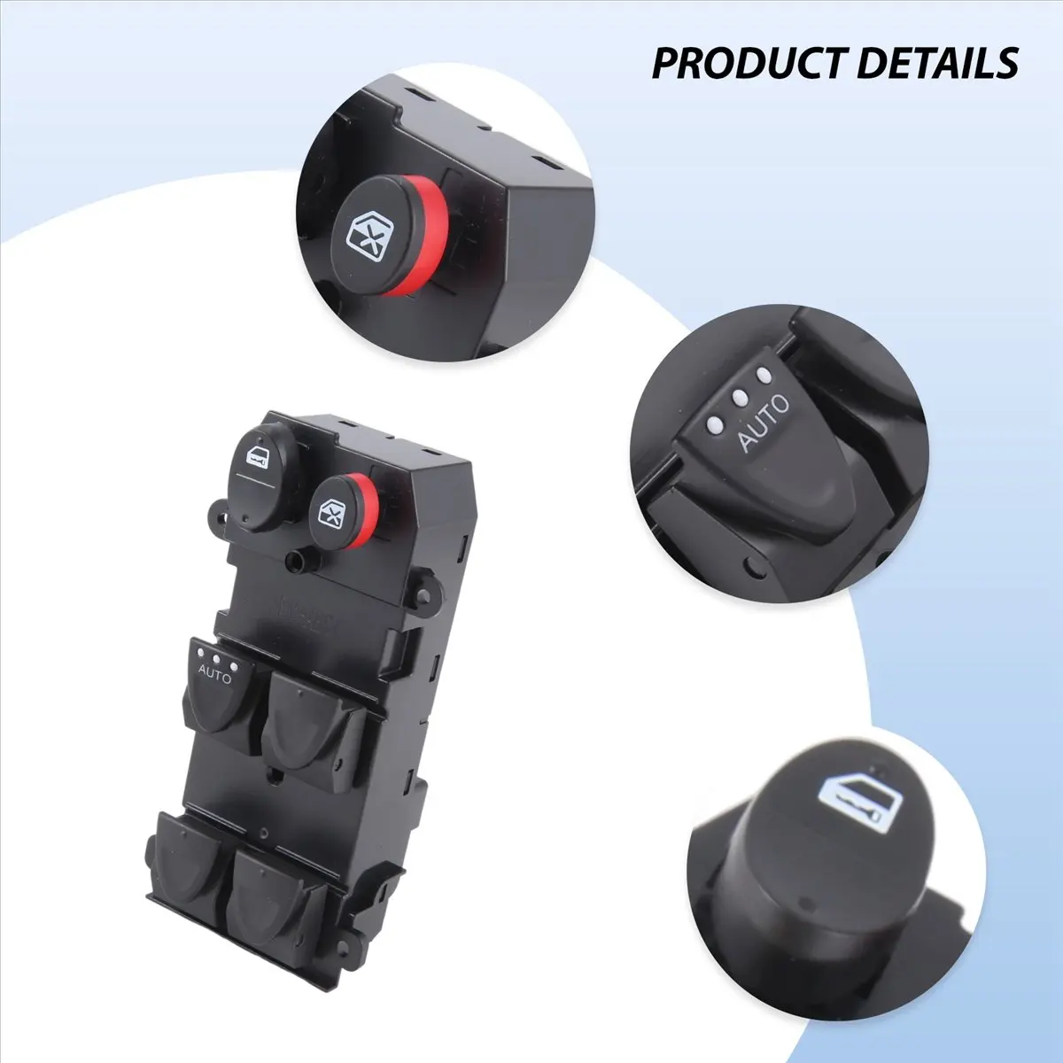 #72S (black)Power Window Master Switch Replace for Honda Civic 1.3 1.8 2.0 06-11,Automotive Parts & Accessories
