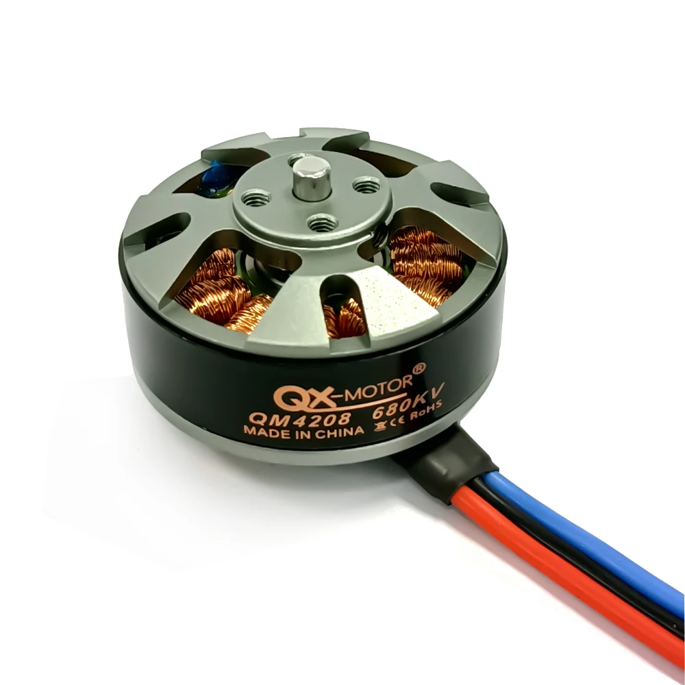 

QX-MOTOR QM4208(3508) 380/680KV Бесщеточный двигатель для радиоуправляемого мультироторного вертолета с неподвижным крылом