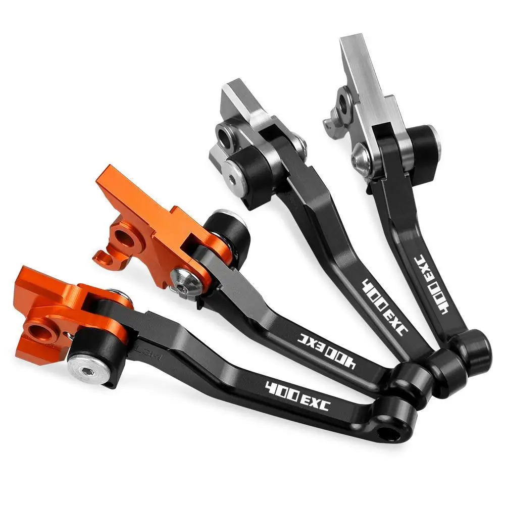 Motocross Brakes Foldable Pivot Dirt Bike Brake Clutch Levers Handle Lever Fit FOR 400EXC 400 EXC 2009 2010 2011 Accessories