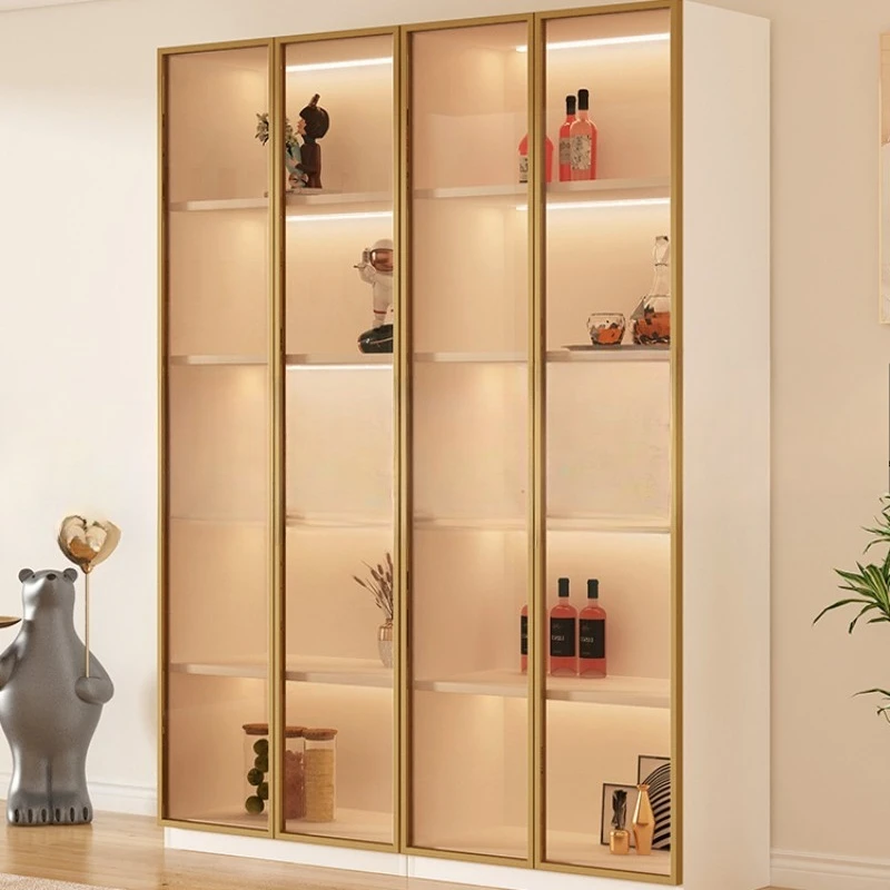 Corner Coffee Bar Outside Glass Cabinet On The Wall Cabinet Wooden Wine Cellar Bar Unit For Home Living Room Cabinets Display &