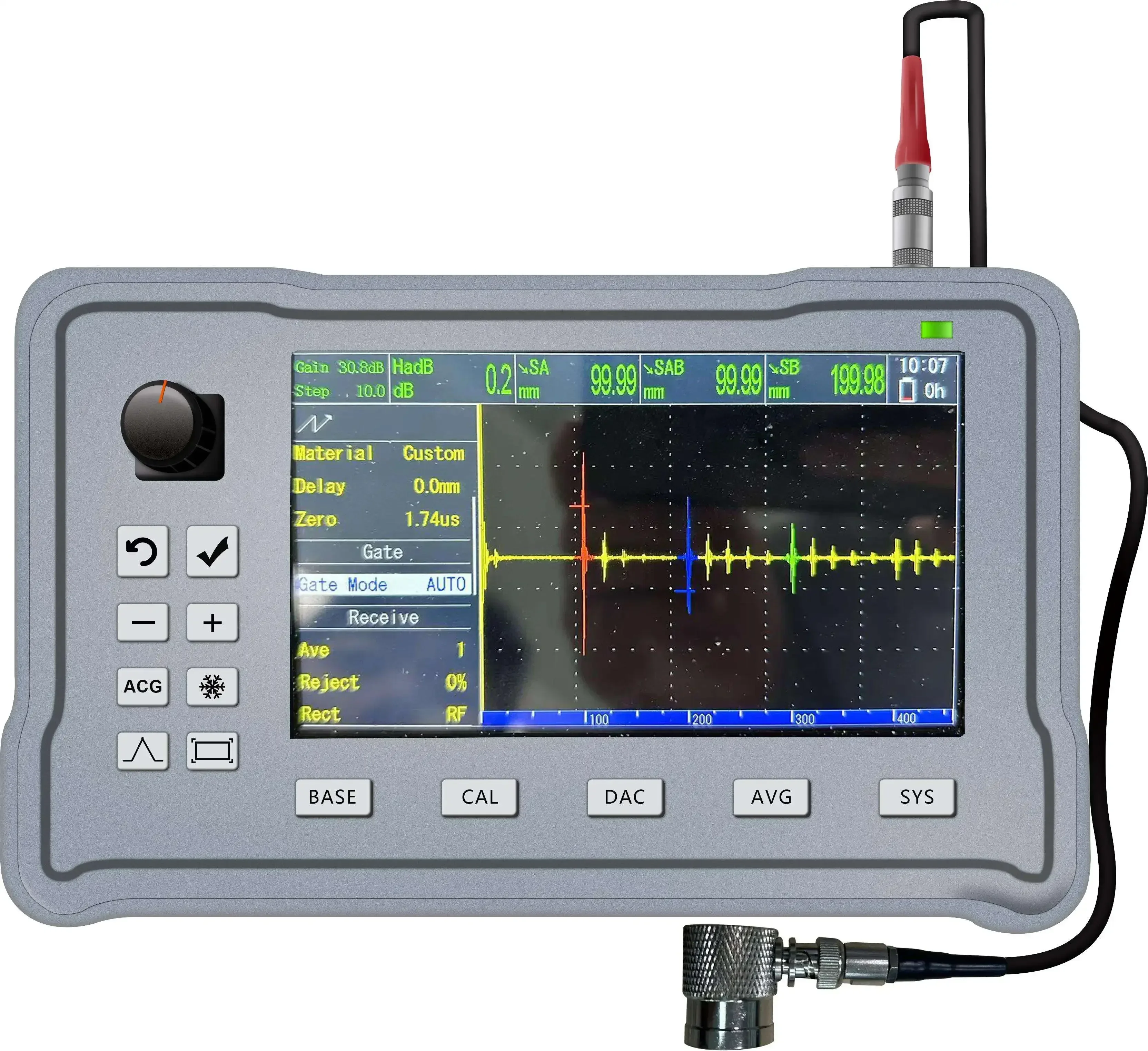 Ultrasonic flaw detector high-precision metal steel pipe weld casting internal defects porosity detector