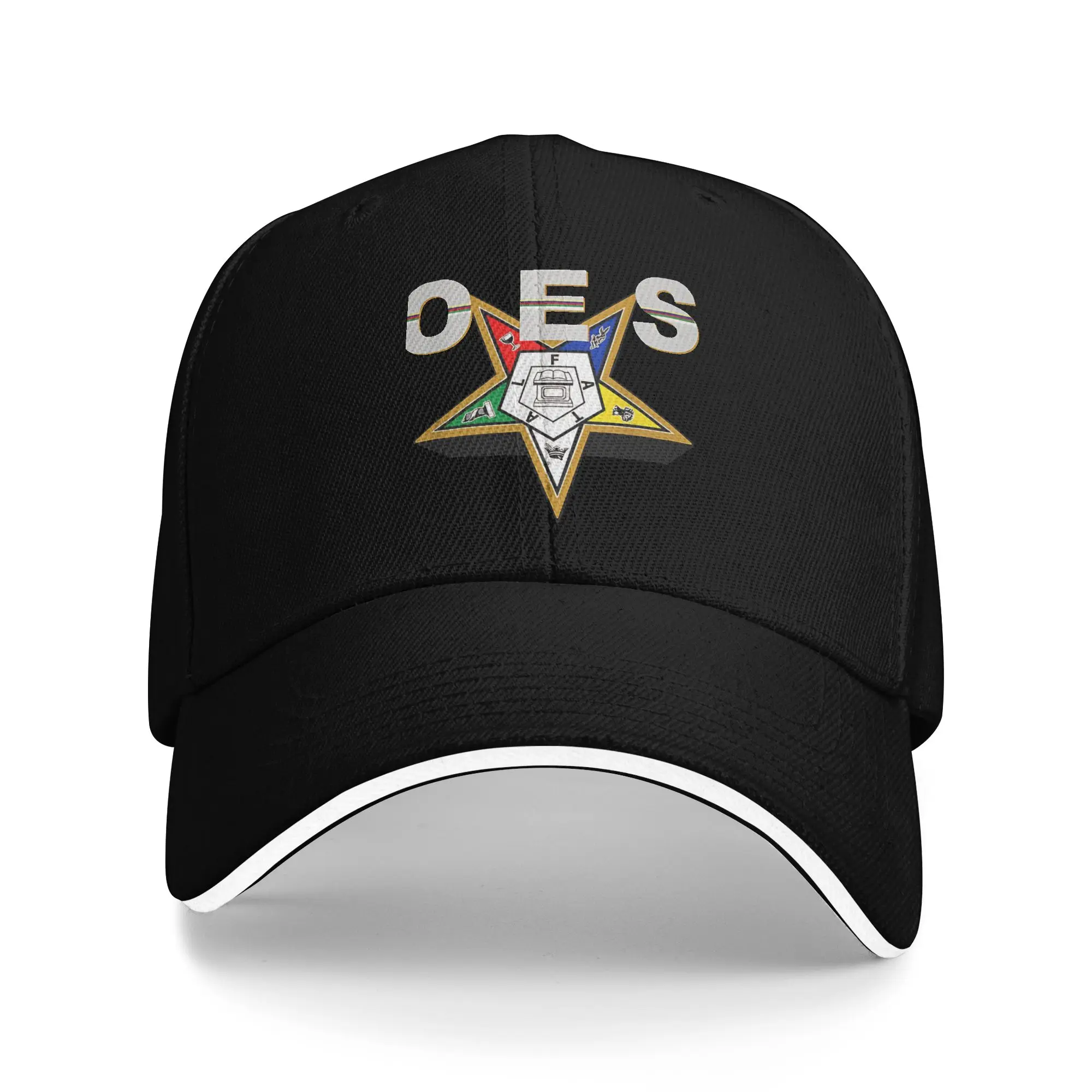 Spring OES Order of the eastern star Baseball Cap Camping Fitted Retro Print Sun Trucker Hat Men Adult Hot Sale Snapback Cap