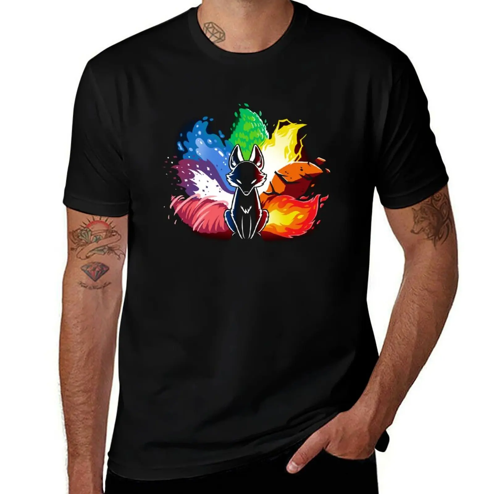 Elemental Kitsune T-Shirt man t shirts high quality luxury brand T-Shirt