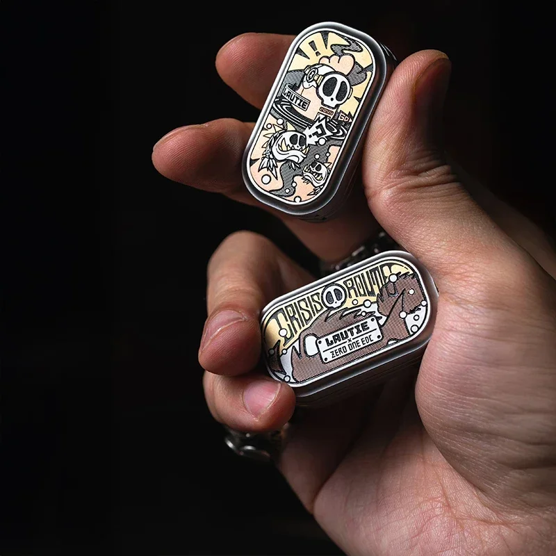 01EDC & LAUTIE Crisis Route الميكانيكية دفع Sluder لعبة معدنية لعبة القلق بأطراف الأصابع محدودة إلى 500 قطعة #2