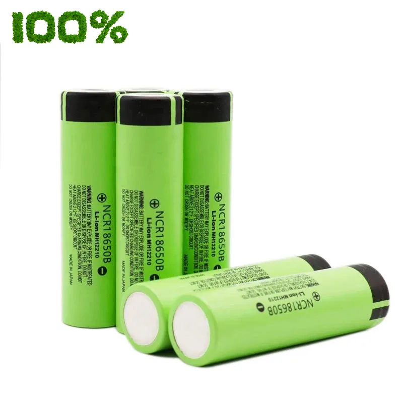 18650 NCR18650B 3400mAh Lithium High Power 3C-5C Discharge 3.7v Rechargeable Battery for LED Flashlight Power Bank Laser Pointer