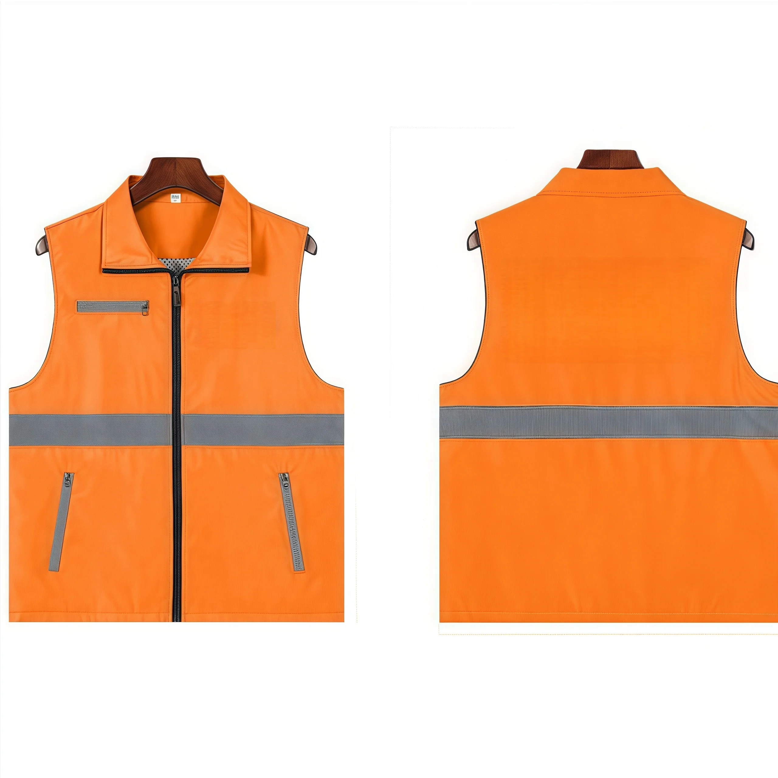 8-Color Lightweight Lapel Vest Charity Volunteer Clothing Group Customized Work Clothes Comfortable Durable and Breathable