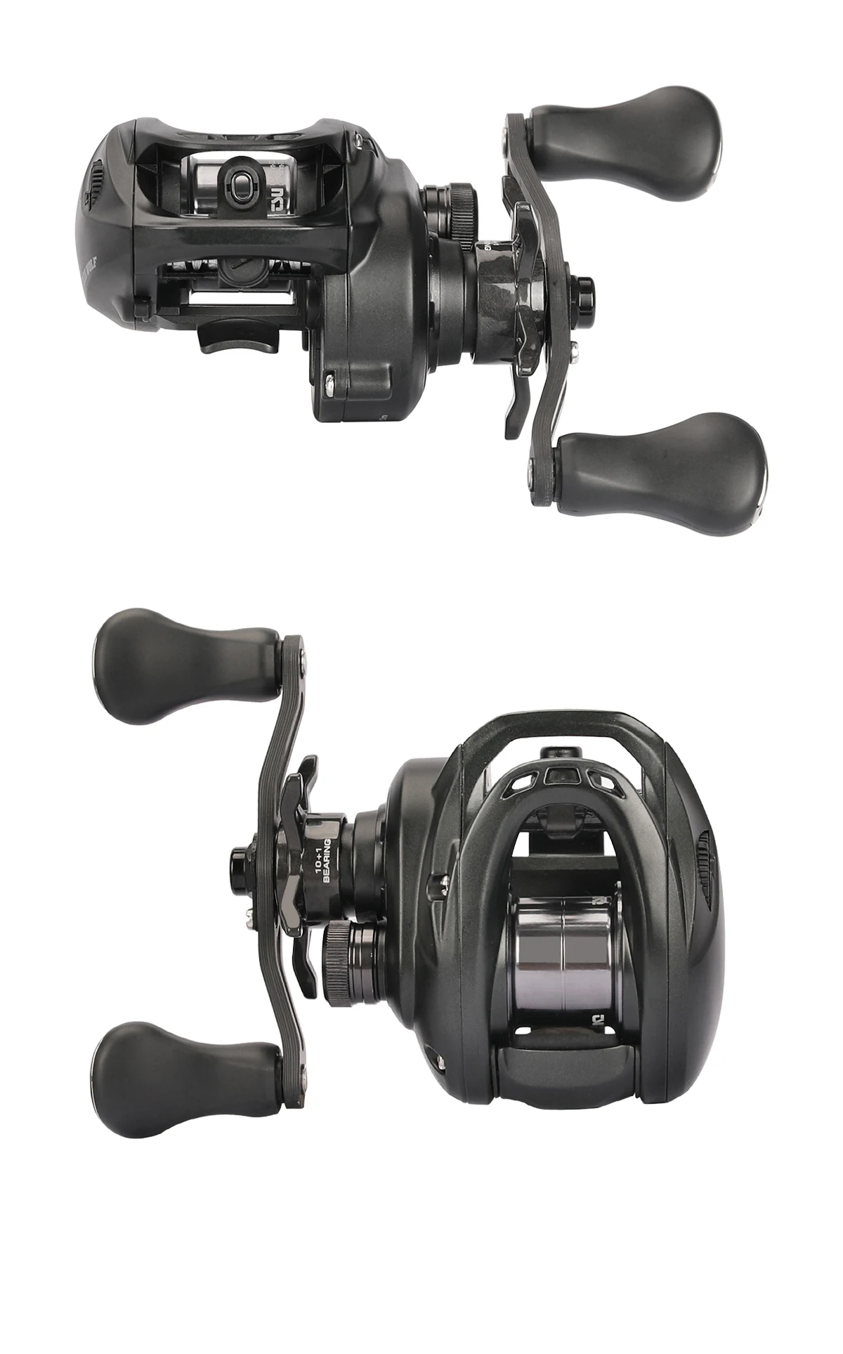TSURINOYA 134g Ultraleichte Finesse-Angelrolle DARK WOLF 50S 7.1:1 4kg Flachspulenrolle für Light Game und Forellenangeln – Detail 26
