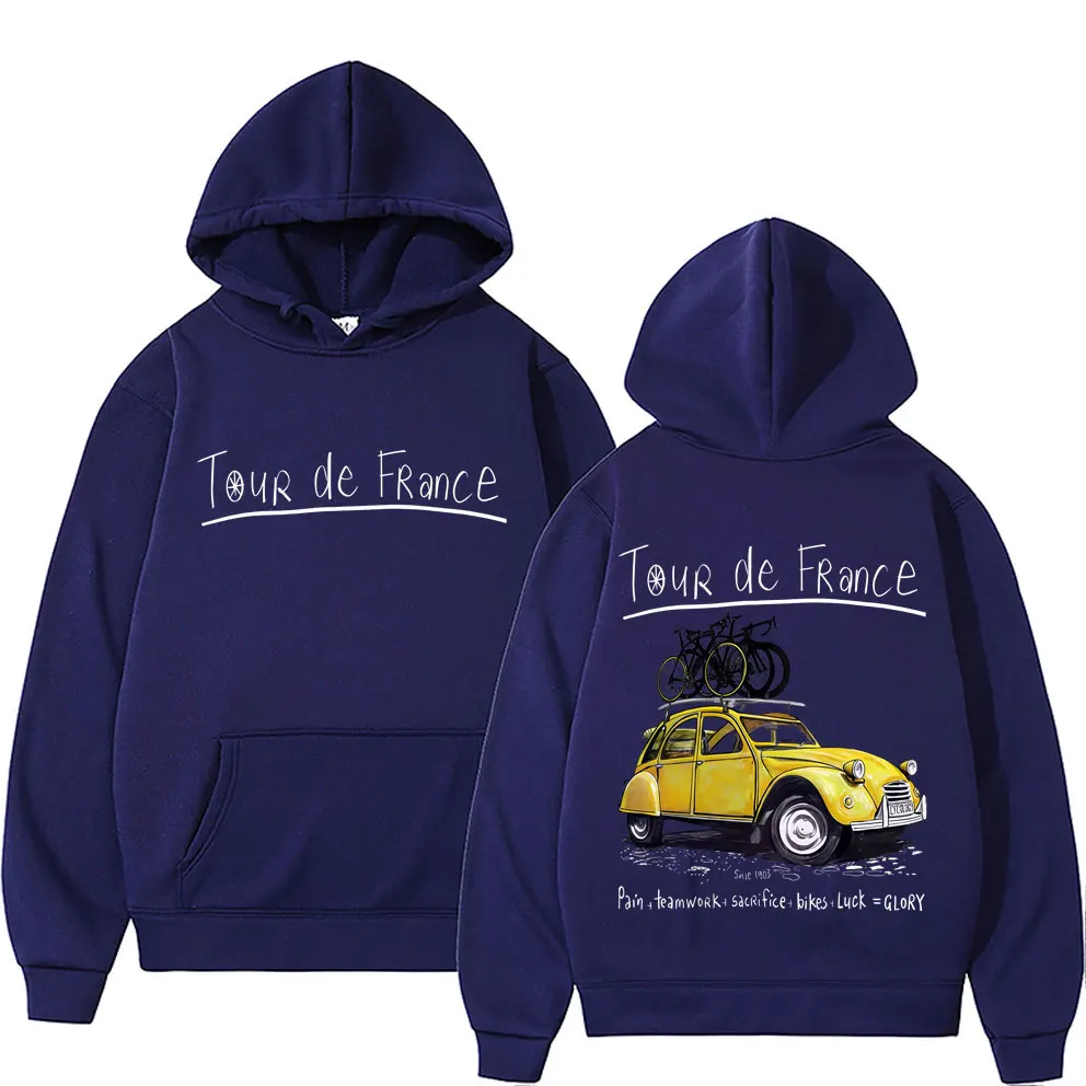 Estrada tripe moletom com capuz equitação bicicleta ciclismo moletom ao ar livre carro gráfico hoodies criativo bicicleta de estrada branco moda masculina streetwear