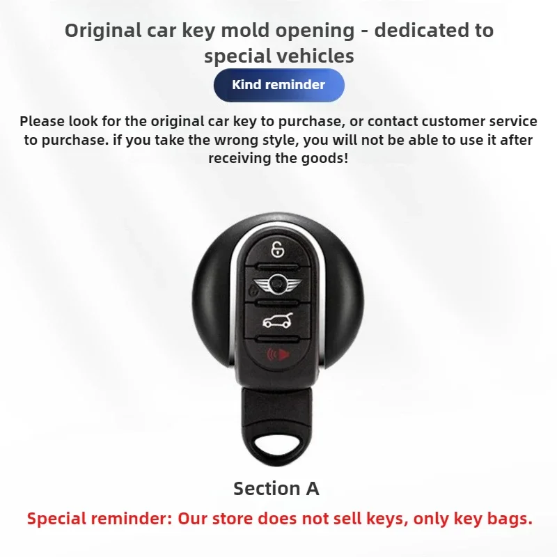 For BMW Mini Cooper TPU Car Key Cover Countryman F54 Clubman F55 Hardtop F56 F57 F60 Car Key Full Package Protective Case