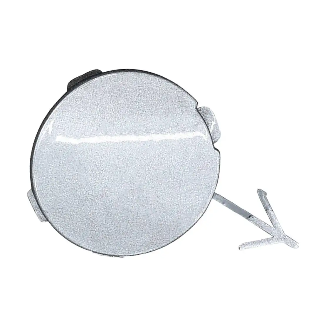 57731VA320  Silver Front Bumper Tow Towing Eye Hook Hole Bezel Cover Cap Lid Painted Fit For Subaru WRX STI 2018 2019 2020 2021