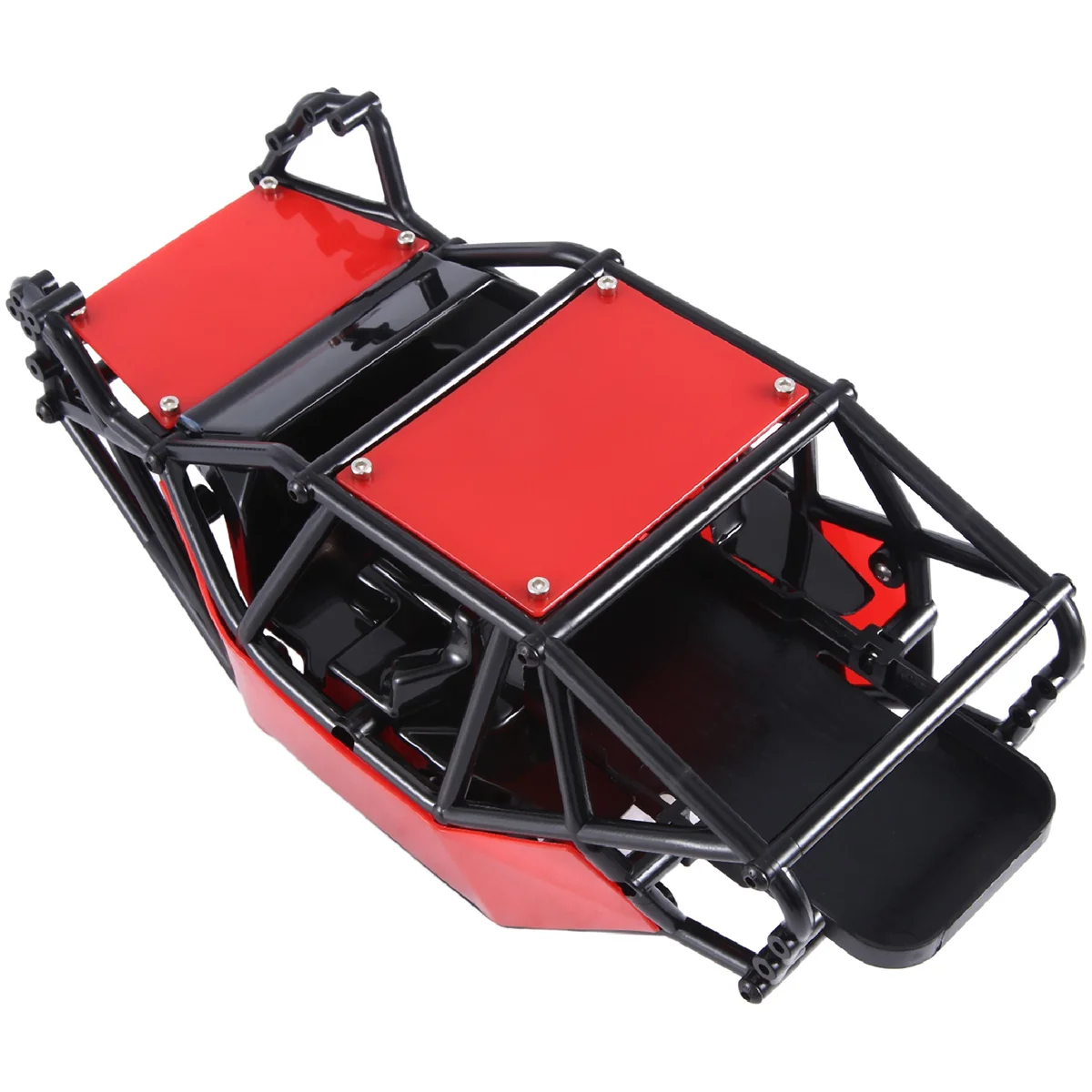 Hot Rock Body Shell Chassis Kit for 1/10 RC Crawler Car Axial SCX10 II 90046 UTB10 Capra,Red