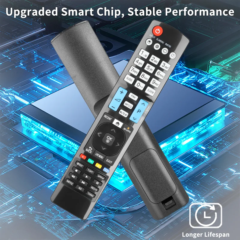 AKB74455401 pour remplacement de télécommande LG, pour LG Smart TV 32LF630V 40LF630 40LF630V 43LF630V 49LF630V 49UF6907 32LF630V-ZA