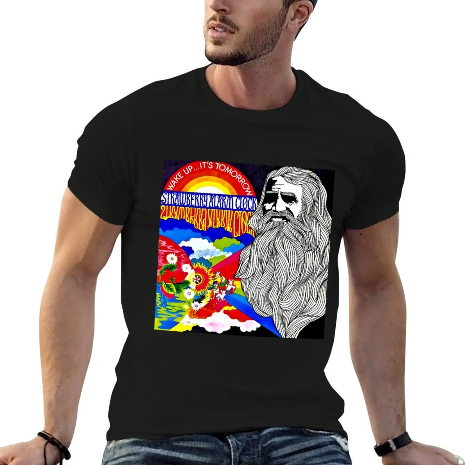 Strawberry Alarm Clock T-Shirt Dry Fit Athletic Short Sleeve Shirt