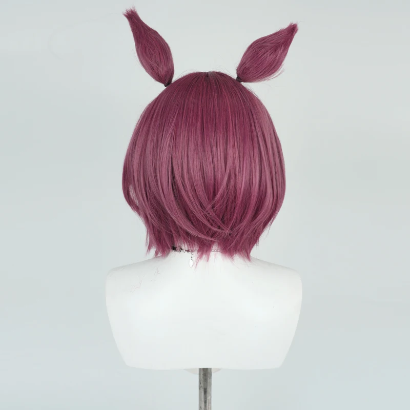 Juego Uma Musume Pretty Derby Cosplay Tanino Gimlet peluca orejas cola disfraz de fiesta de Halloween pelo sintético fibra resistente al calor