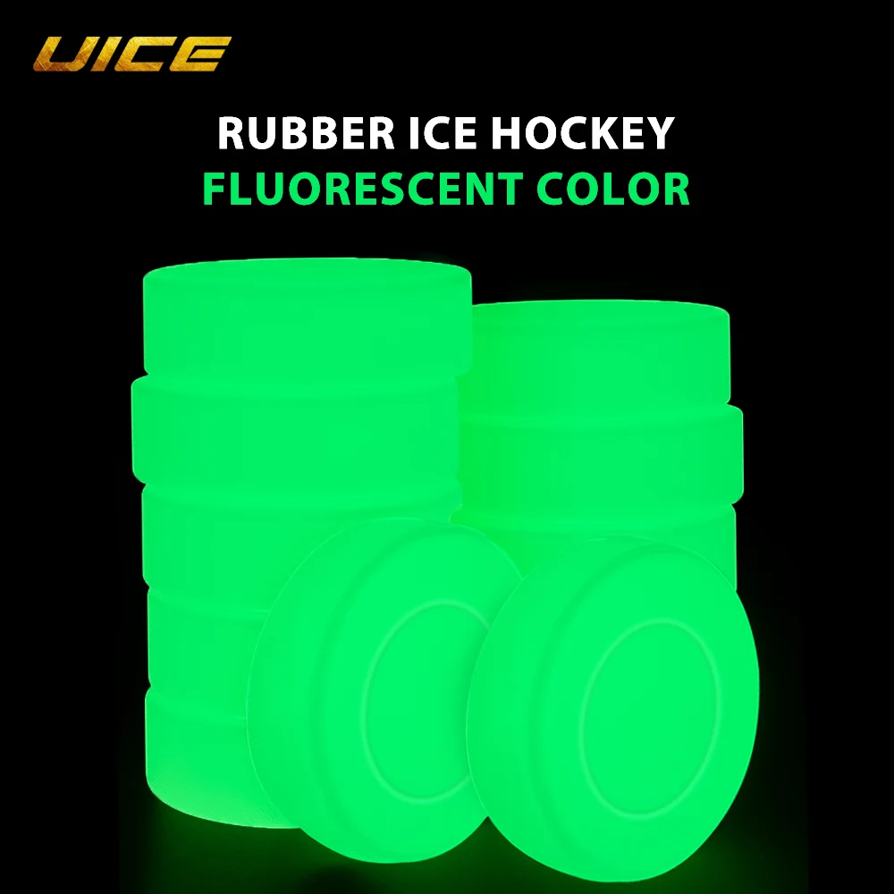 

Luminous Hockey Puck 5/10pcs Hockey Puck PVC Glowing Hockey Pucks Resistant Rubber Multi-Functional Training Ball Accessory