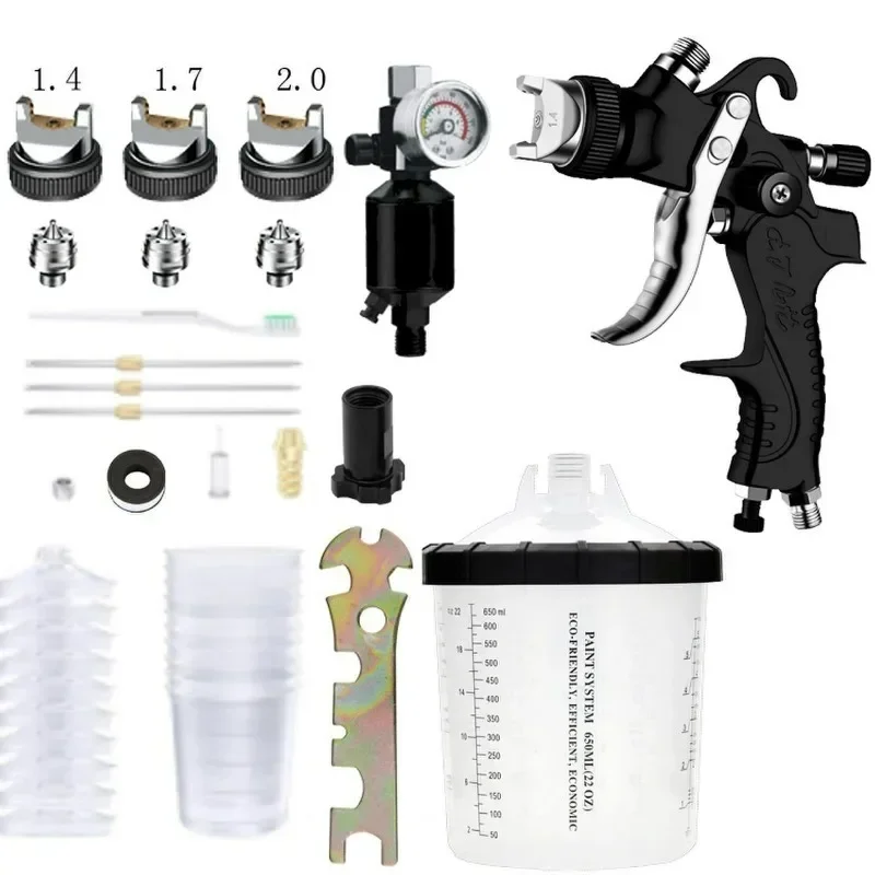 

Kit Spray Gun Paint Spray Gun Kettle Pneumatic Spray Gun Automotive Sheet Metal Latex Paint Furniture Repair Worker