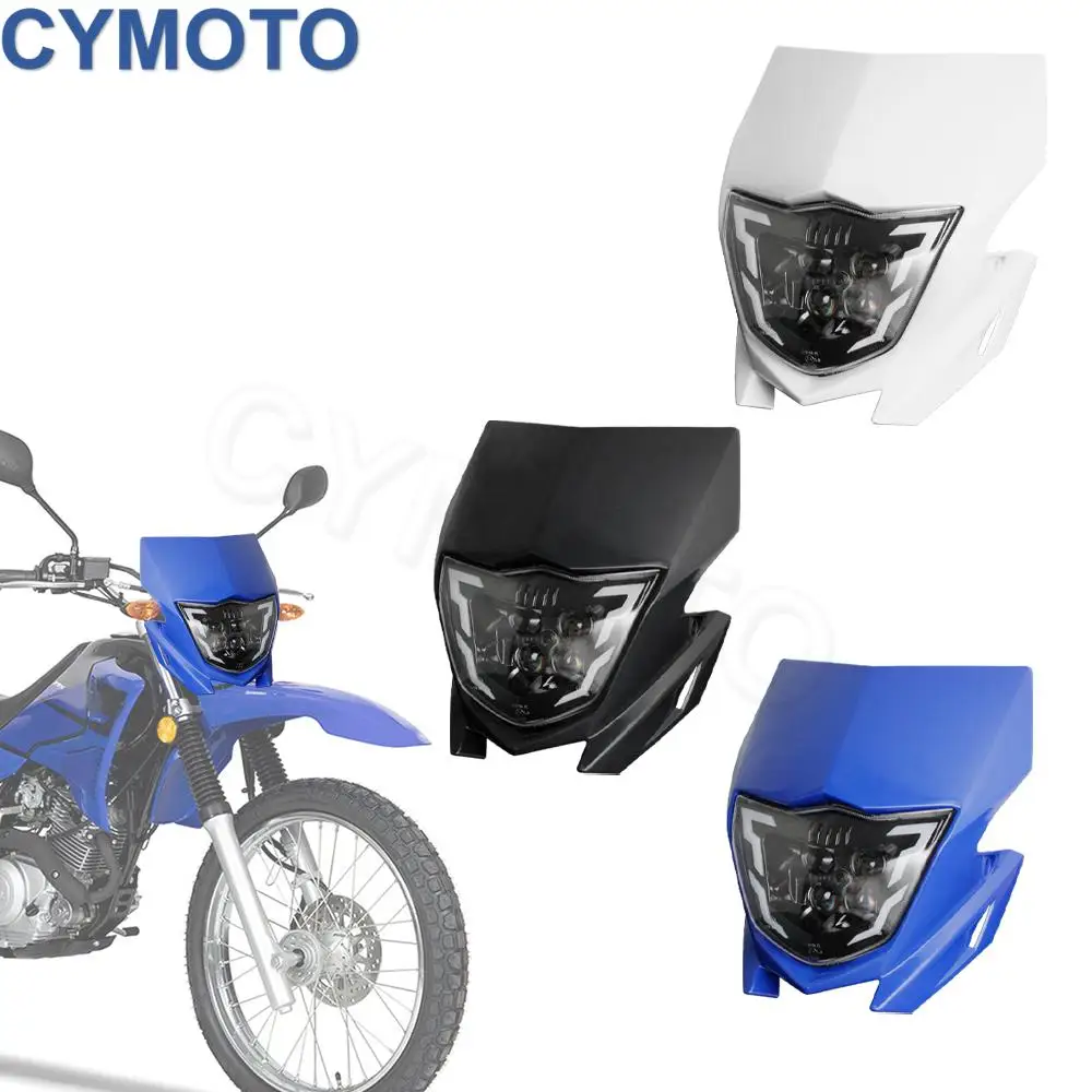 

For Yahama XTZ125 XTZ 125 Motorcycle LED 12V Headlight Head Lamp Fairing Assembly Enduro Headlamp Accessories