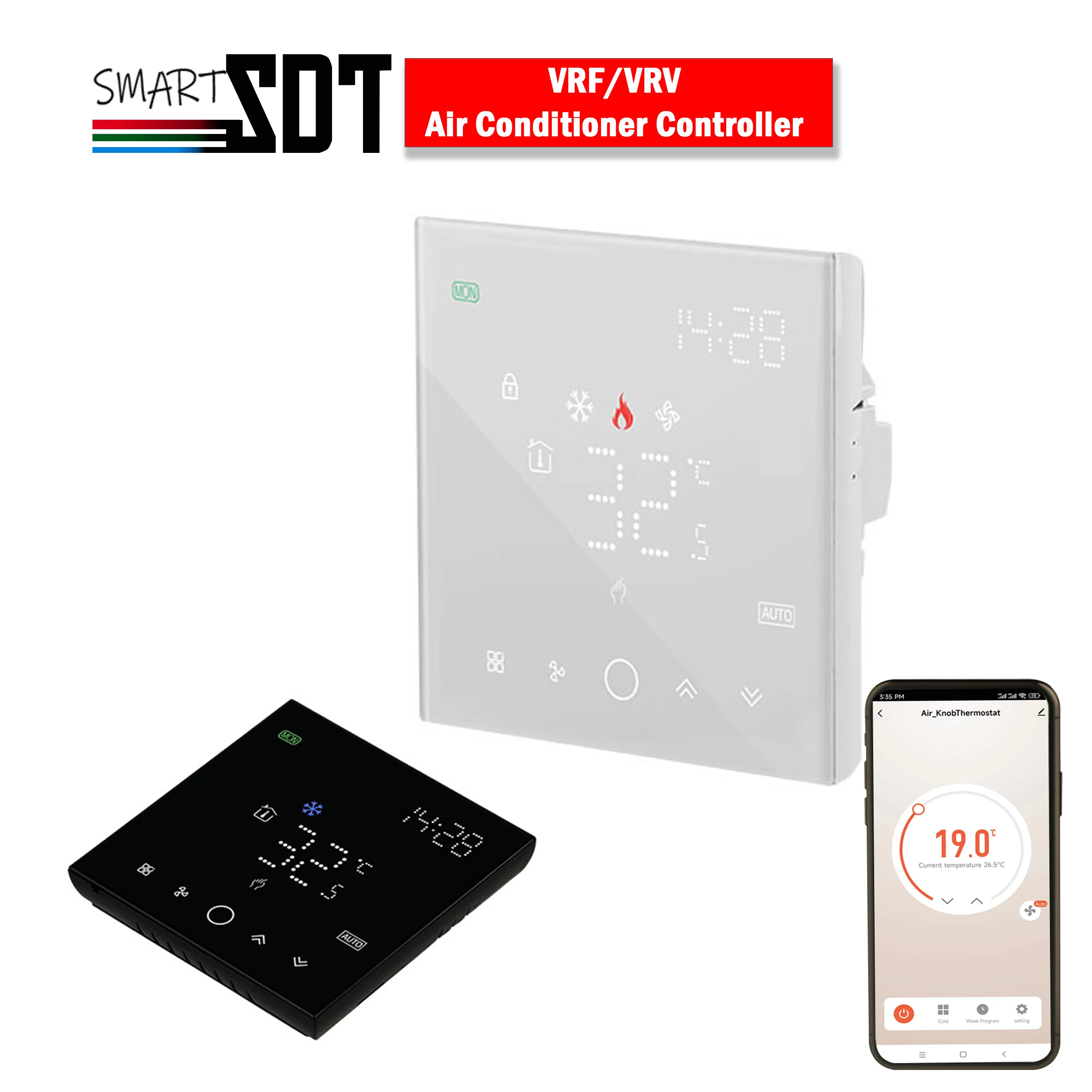 

Светодиодный контроллер системы кондиционирования воздуха ZIGBEE VRF/VRV для охлаждения, регулирования нагрева, соединительные клеммы A, B, X, Y, P1, P2