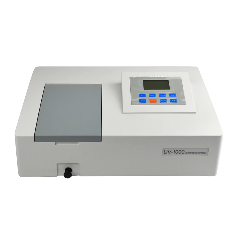 

UV1000 LCD Display Laboratory Uv Vis Cheap Spectrophotometer 4nm With Good Factory Price