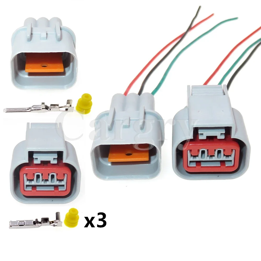 

1 Set 3P HN032-03020 HN036-03027 AC Assembly Automobile Compressor Air Conditioning Wire Harness Plug Car Waterproof Socket