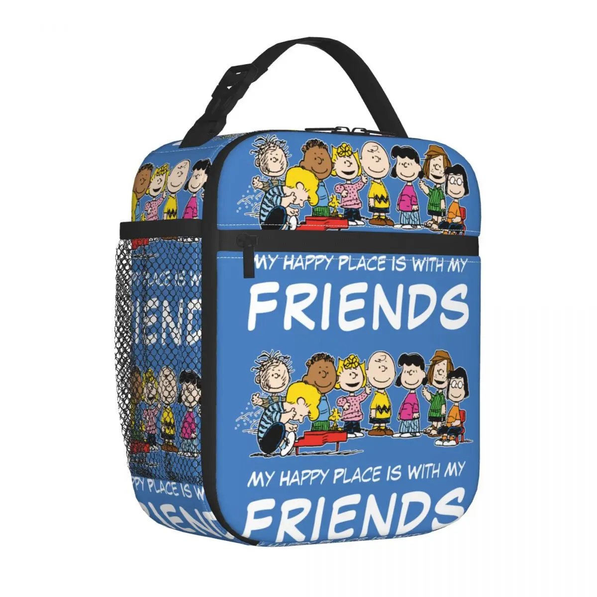 

Snoopy Peanuts The Gang Around The Piano Insulated Lunch Bag Lunch Container Cooler Bag Lunch Box Tote Outdoor Bento Pouch