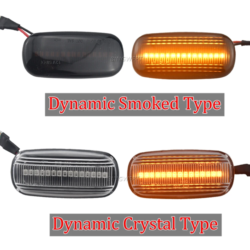 Flowing LED Dynamic Turn Signal Light For Audi A3 S3 8P A4 B6 B8 B7 S4 RS4 A6 S6 C5 Side Marker Flashing Indicator