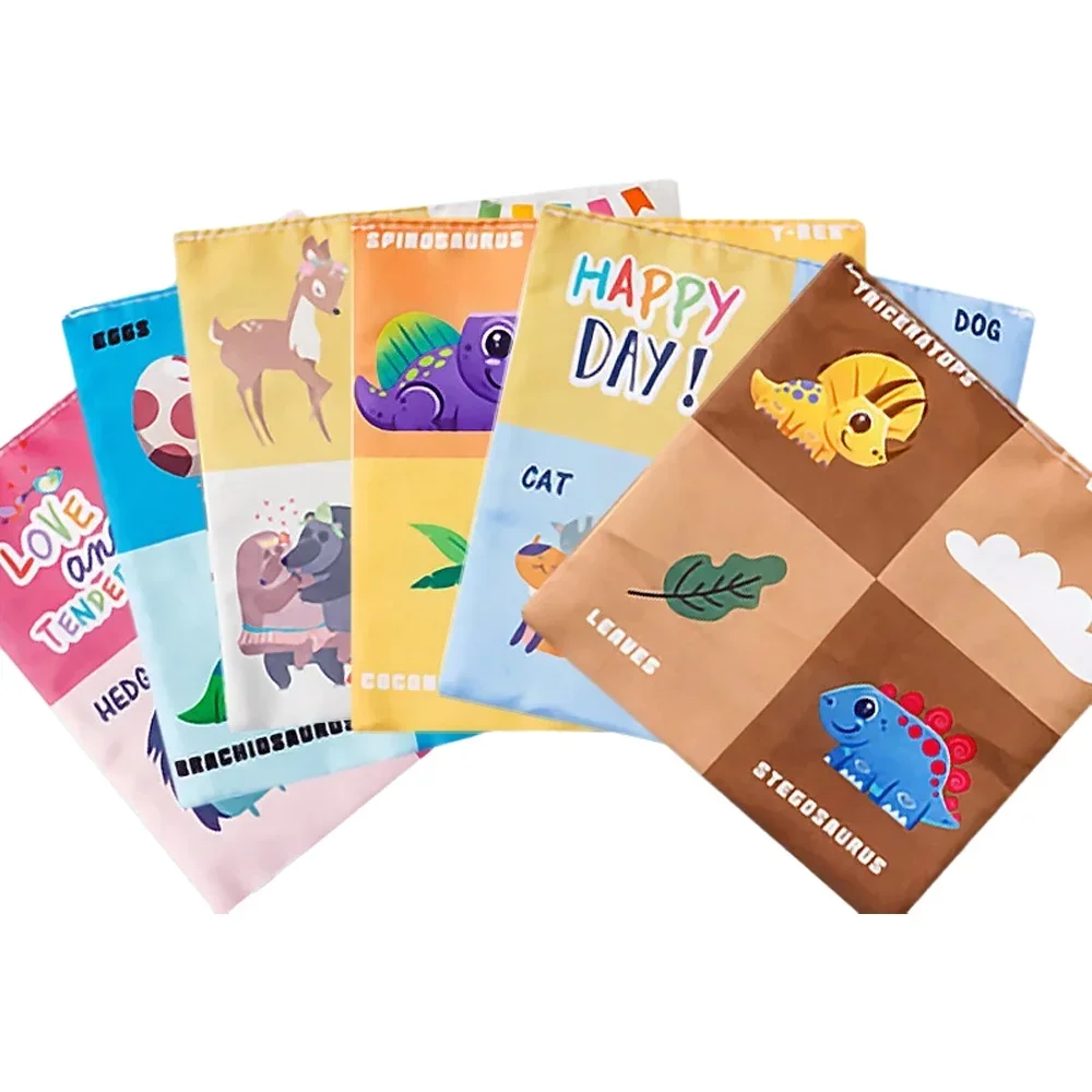 ألعاب مونتيسوري صندوق مناديل للأطفال ورق ناعم للأطفال الصغار ممارسة الأصابع نشاط التعلم التعليمي لعبة قطيفة حسية 10 قطيفة #1
