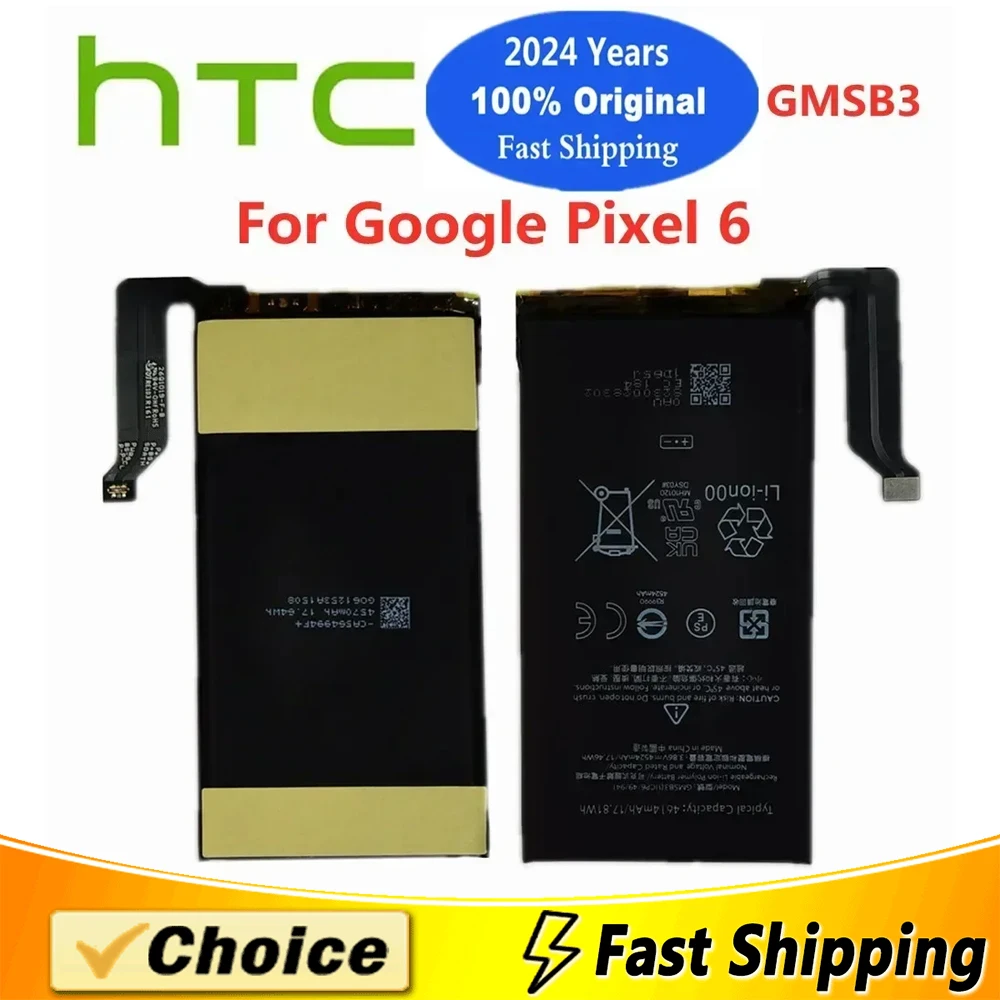 4614mAh Orginal Battery GMSB3 For HTC Google Pixel6 Pixel 6,Brand New Replacement Phone Lithium Battery+Tool