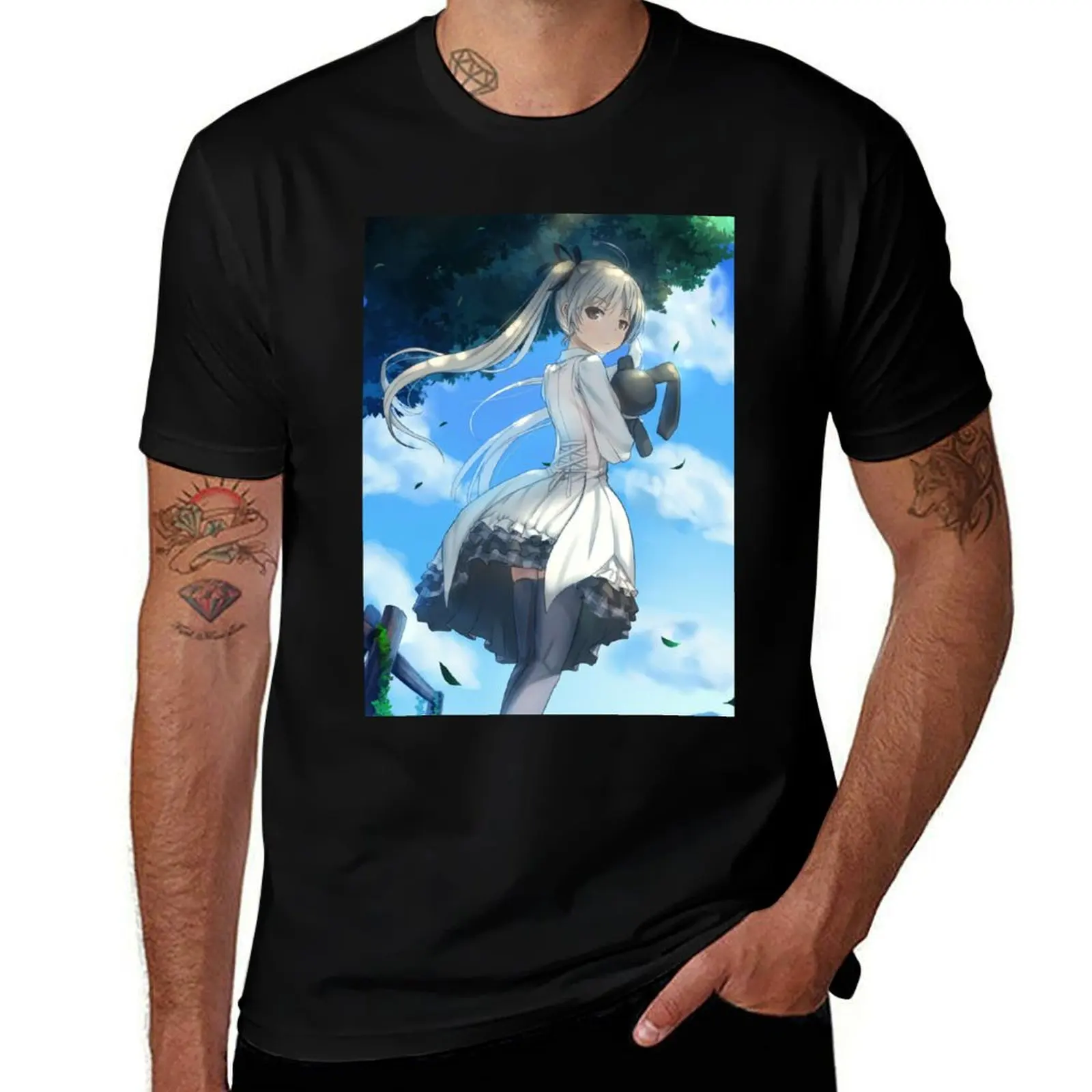 

Yosuga No Sora T-Shirt t shirt men 100% cotton luxury brand anime t shirts for man cotton tshirt 100% T-Shirt