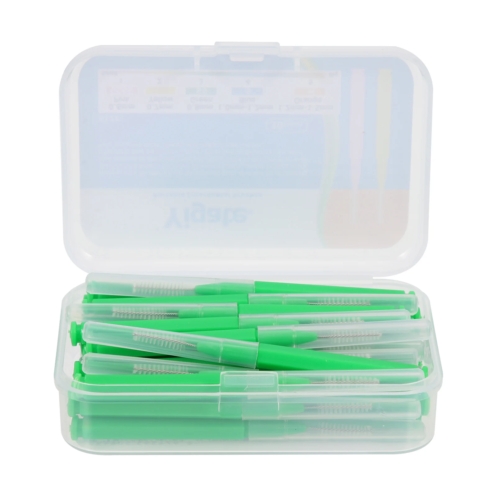 

30pcs Interdental Brush 08mm Green Soft Bristles Travel Cleaning Orthodontics Toothbrush Gum Disease Prevention Oral Care Teeth