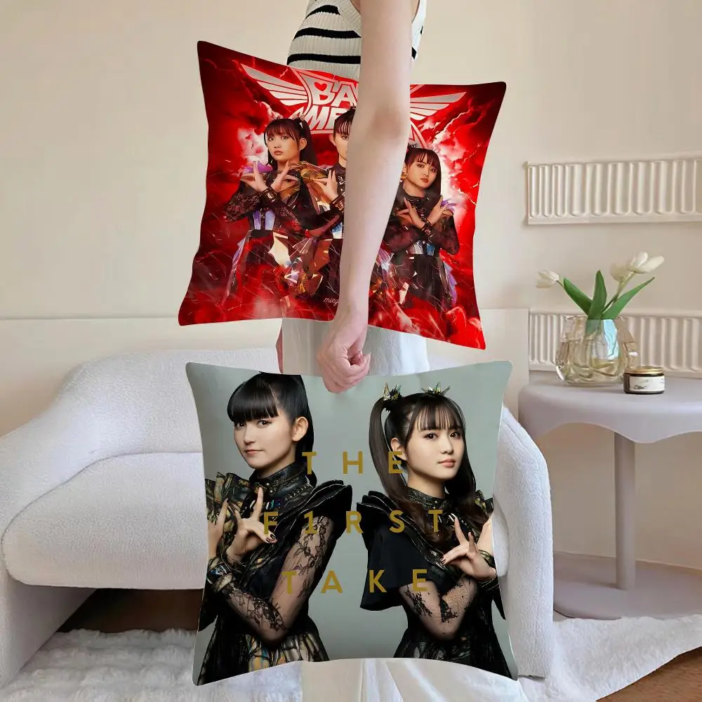 Metal Band B-BabymetalS Cushion Cover Comfortable Reversible Pillow Cover Ideal for Car Sofa Bedroom & Beyond