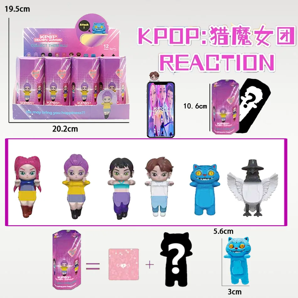 2026 Anime Blind Box Kpop Demon Hunters Figuur Model Speelgoed Rumi Mira Zoey Sussy Kids Collectie En Verrassingscadeau