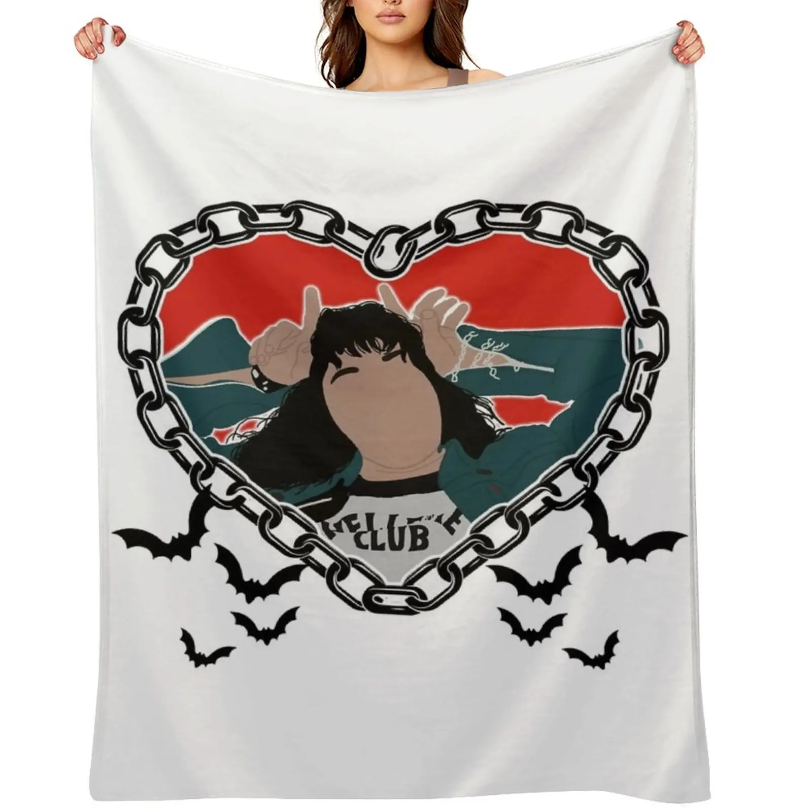 

Eddie Munson The Freak Throw Blanket Luxury Throw Softest for babies Vintage Blankets