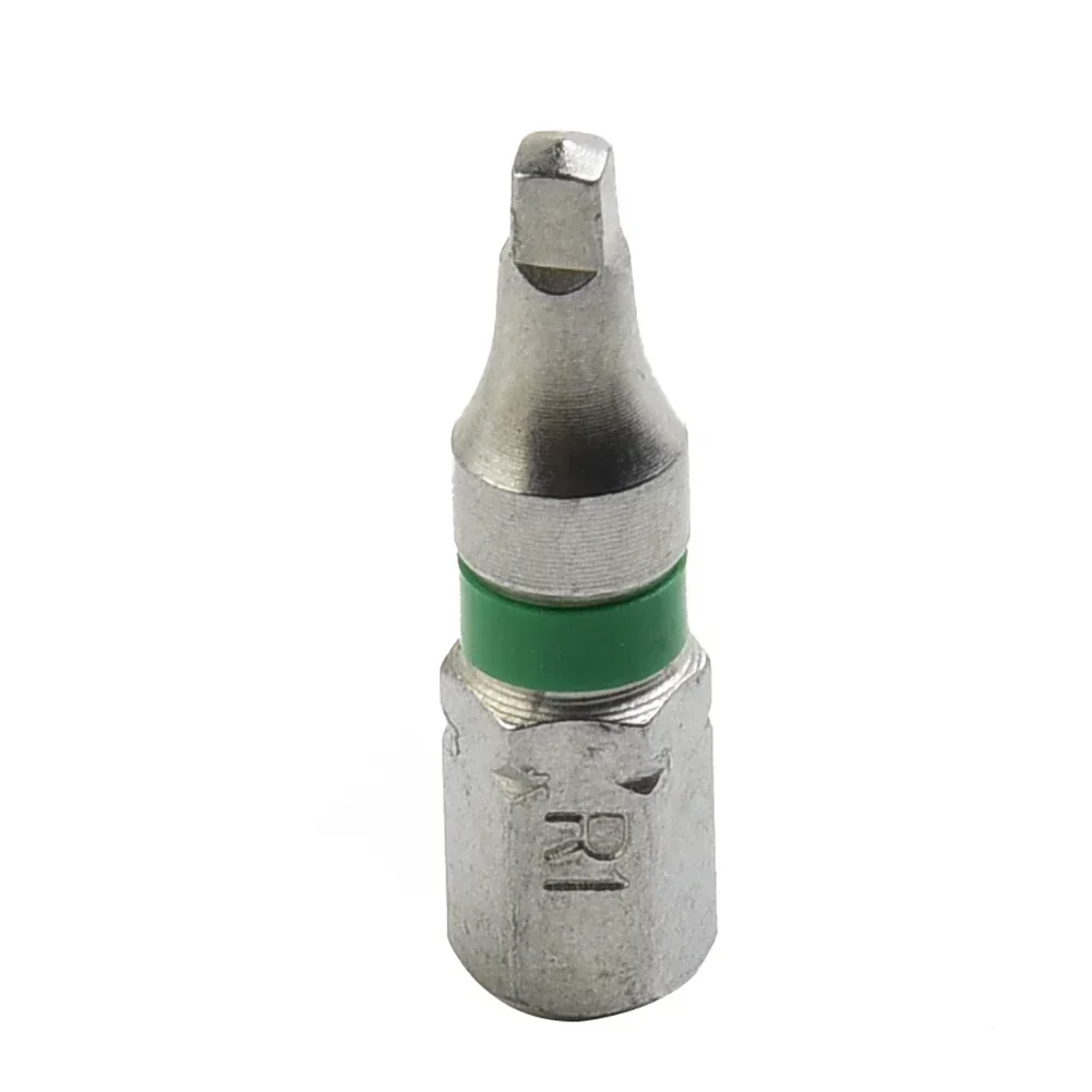 

4 Pcs 1/4'' Hex Screwdriver Bits SQ1 SQ2 25mm 1/4" Electric Screwdriver Bits Magnetic Square Head 6.35mm Shank Hand Screwdriver