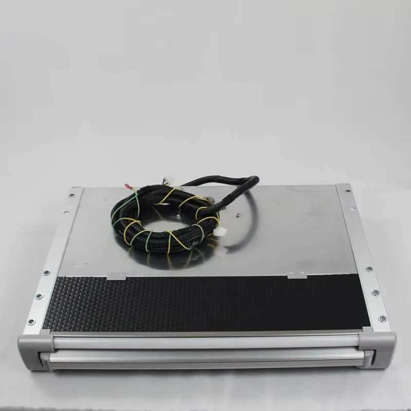 رائجة البيع متنقل للطي خطوة انزلاق قافلة عالية الشد سبائك الألومنيوم تخييم انزلاق مقطورة RV الخطوة