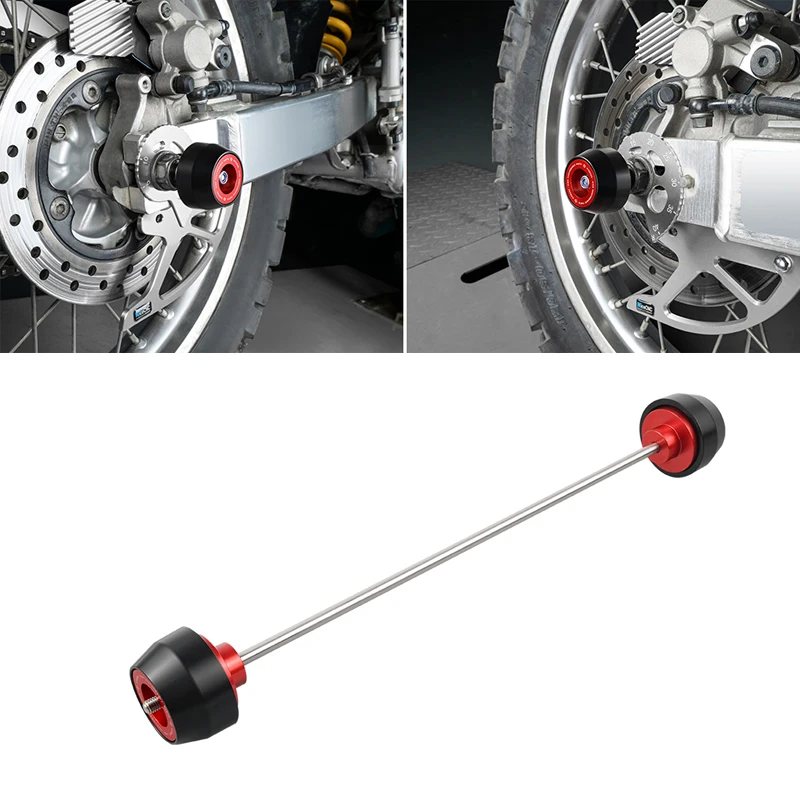 For 1993-2024 Honda XR650L Motorcycle Rear Axle Slider Fork Protector Guard Cover XR 650L 2023 2022 2021 2020 2019 2018 2017