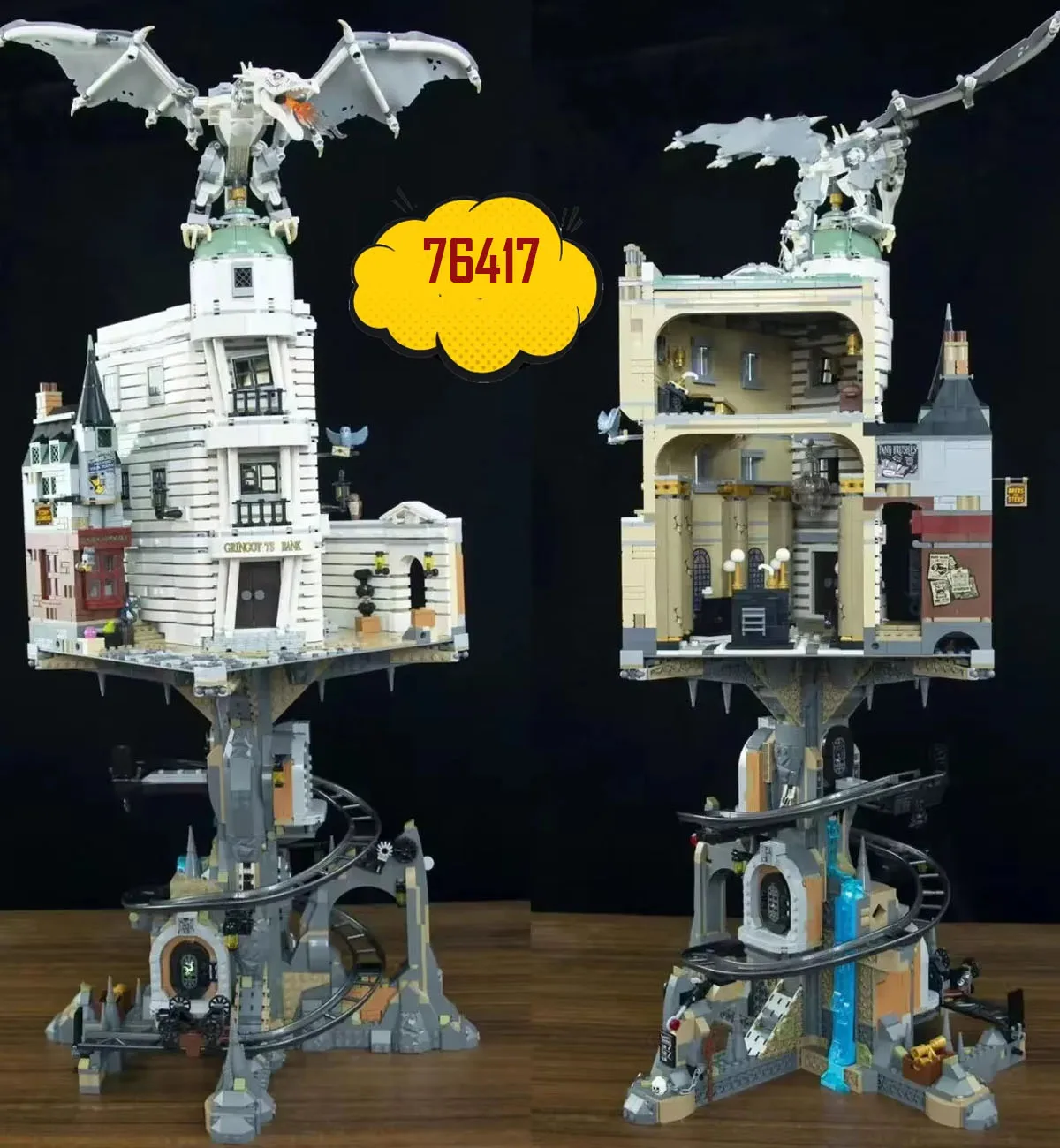 ชุดตัวต่อ New classic City Bank Street View รุ่น 76417 ของเล่นเสริมพัฒนาการ ประกอบเอง 4803 ชิ้น ของขวัญสำหรับเด็กชายและเด็กหญิง