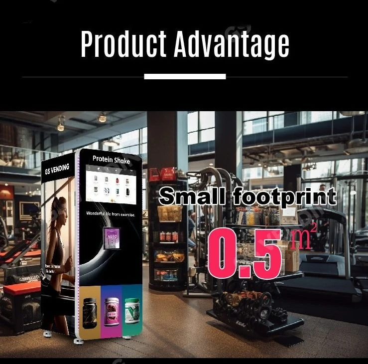 24 Hours Commercial Instant Smart Protein Shake Vending Machine Factory Price Coffee Vending Self-Service Vending OEM Beverage Dispenser