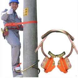 Palo in acciaio Climbers Pole Climber Electric Pole Climbers fibbia da arrampicata addensata