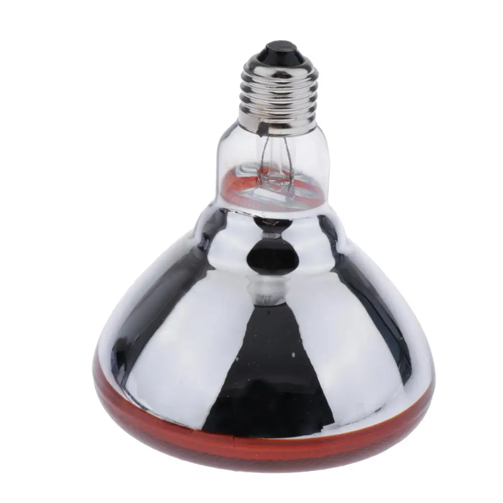 100w/175w Infrared Heat Lamp Waterproof Anti-Explosion Thickened Light Bulbs For Piglet Chicken Birds E27 Small Heat Lamp