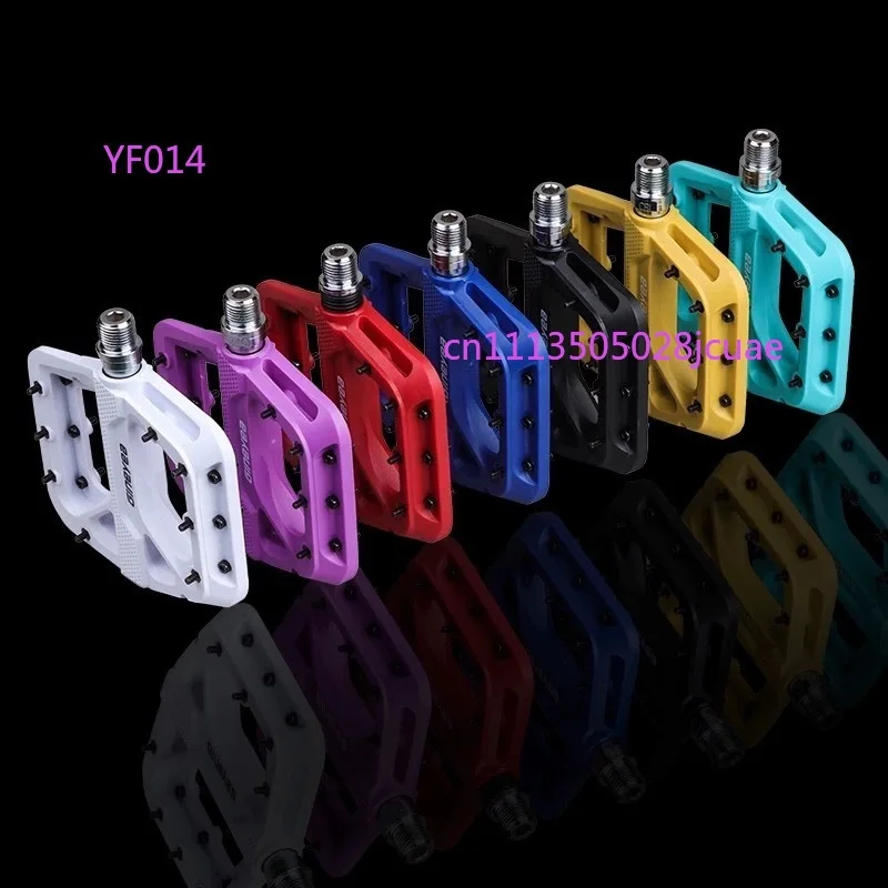M996 Mountain Bike Pedals Nylon Fiber Sealed Bearings Wide Platform Anti-Slip Downhill Cycling Pedals