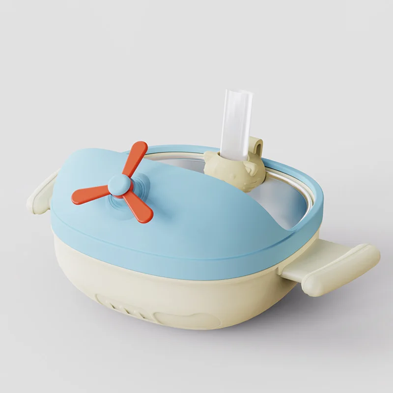 

Baby Food Bowl 316 Stainless Steel Independent Feeding Baby Bowl Anti-Fall Training Suction Bowl Children'S Tableware