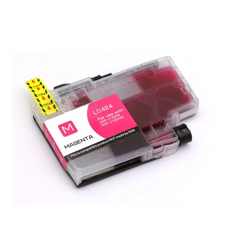 

Совместимый чернильный картридж LC424 LC-424 для принтера Brother DCP-J1200DW DCP-J1200W DCP-J1200WE【Европа】LC424 LC-424 Стандартный